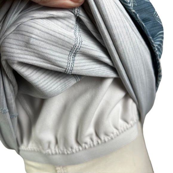 Mountain Hardwear Women's Tank Built in Bra T-Back Adjustable Teal Print L - Picture 6 of 11